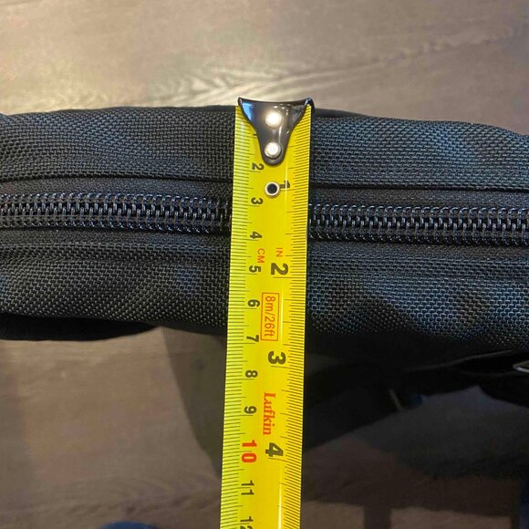 vintage Brentley / Brenthaven black laptop briefcase crossbody shoulder bag - Picture 15 of 16